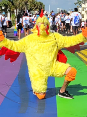 The 2023 #AIDSWalkChicken....what might I dress as this year?!